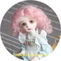 U-3575【B.T】 1/6,(頭囲15~17.5cm)用ウィッグ|幼SD|◆ドールウィッグ