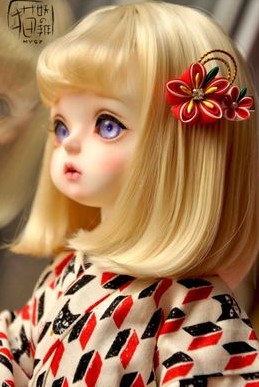 KM1155【SEN】1/3MSD,SD，DD用髪飾り