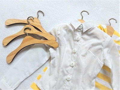 KM0287【SEN】1/3幼SD、MSD、SD/DD/SD13/SD17用ハンガ－(10本セット)