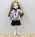 AF7341【QBB】幼SD用洋服3点セット|男の子カジュアル服|◆ドール洋服（種類別）