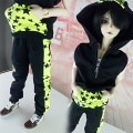 AF7457【kuyin】MSD、SD13、SD17用2点セット|男の子カジュアル服|◆ドール洋服（種類別）