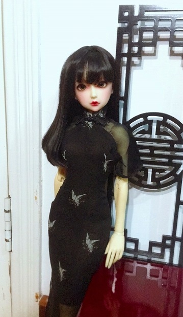 AF7486【SEN】★全サイズ対応チャイナードレス★