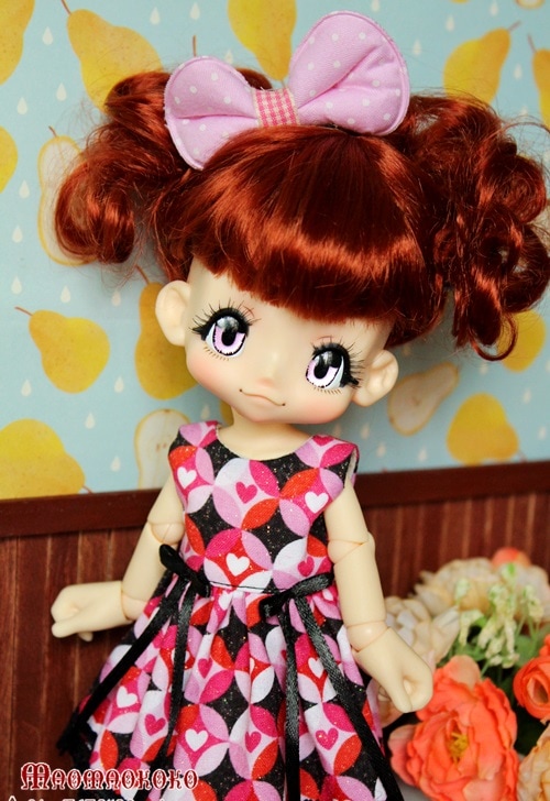M0266【MOMO】licca/momoko/blythe 用ワンピース