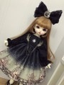 AF7582【Xmya】MSD,幼SD洋服3点セット|ドレス|◆ドール洋服（種類別）