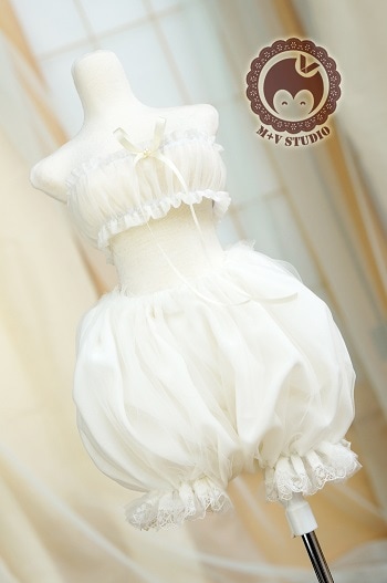 即納品(下着) AF6143【mu】かぼちゃパンツ（白/幼SD） | 《即納品 一覧