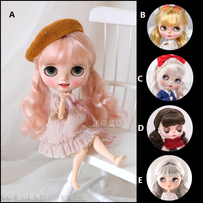 U-3826【mini】blythe(頭囲24~27cm)用ウィッグ