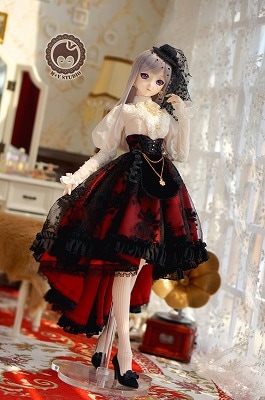 AF7563【mu】1/3DD（L）,SD16女用洋服6点セット