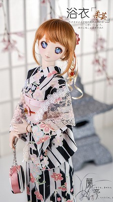 AF7952【L.T】1/3幼SD，MSD,SD,DD（L/M），SD13,SD17男用浴衣-柔芸