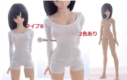 KM0383-8【SEN】色移り防止ボディスーツ（全身,普通襟）