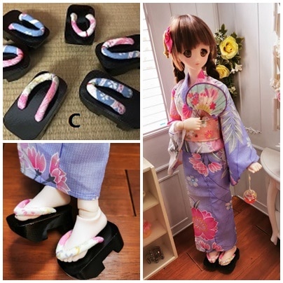 KT-L-486【SEN】1/3MSD,SD，DD用下駄-C