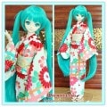 AF8029【MOMO】MSD，SD/DD/SD13女用 浴衣|ゆかた|◆ドール洋服（種類別）
