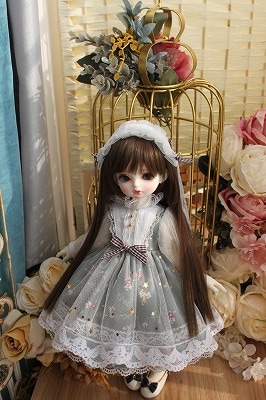 AF8038【Xmya】1/3SD/DD,Blythe,MSD,幼SD洋服2点セット