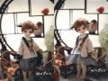 AF8080【MD】幼SD用洋服6点セット|女の子カジュアル服|◆ドール洋服（種類別）