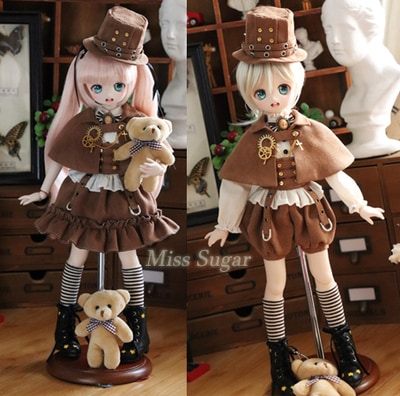 AF8116【双核心】1/3MSD/MDD，DD（S/L/M），SD13用洋服6点セット（2色あり）