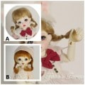 U-3860【TATA】1/6，1/4(頭囲15.5~19.5cm)用ウィッグ|幼SD|◆ドールウィッグ