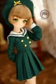 AF7224【mu】MSD.MDD用洋服4点セット|制服/学生/児童/セーラー|◆ドール洋服（種類別）