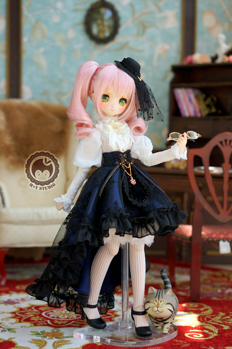 AF8263【mu】1/4blythe,MSD/MDD用洋服5点セット
