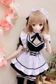 AF8288【keke】MSD,SD,DD(L/M),DDDY用メイド服5点セット|メイド服/メイド風|◆ドール洋服（種類別）