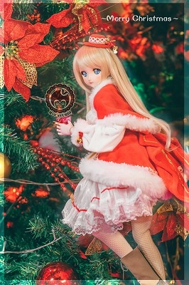 AF8319【mu】1/3DD（L/M）用クリスマス洋服8点セット