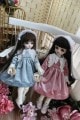 AF8332【Xmya】SD/DD,Blythe,MSD,幼SD洋服3点セット|ドレス|◆ドール洋服（種類別）