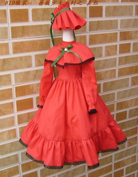 AF8335【蘇州製衣】1/3幼SD，MSD,SD,DD（L/M）用洋服3点セット