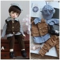 AF8352【TATA】★幼SD用洋服4点セット|男の子 セット服(総合)|◆ドール洋服（種類別）