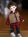 AF8354【TATA】★幼SD,MSD用洋服3点セット|男の子 セット服(総合)|◆ドール洋服（種類別）