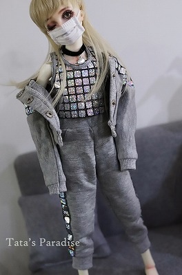 AF8353【TATA】1/3★SD13,MSD用運動服3点セット