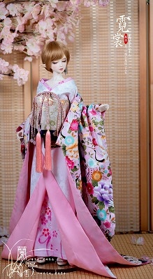 AF8360【L.T】1/3幼SD,MSD,SD,DD（L/M），SD13,SD17男用花魁着物－霓裳