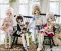 AF8375【bluebban】MSD/MDD用洋服6点セット(4色あり)|女の子カジュアル服|◆ドール洋服（種類別）