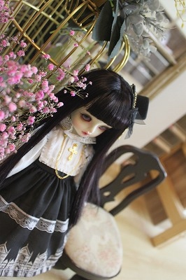AF8396【Xmya】1/4Blythe,MSD,幼SD洋服2点セット
