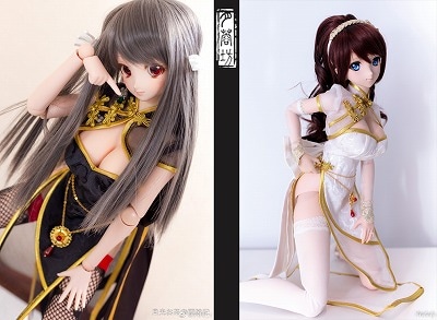 AF8464【SEN】1/3★DD(L),SD16女ド-ル用チャイナードレス★