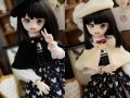 AF8465【双核心】MSD/MDD用洋服6点セット（2色あり）|女の子カジュアル服|◆ドール洋服（種類別）