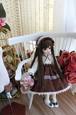 AF8539【Xmya】1/3Blythe,SD/DD,MSD,幼SD洋服2点セット