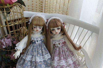 AF8543【Xmya】1/3Blythe,SD/DD,MSD,幼SD洋服2点セット