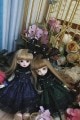 AF8544【Xmya】Blythe,SD/DD,MSD,幼SD洋服2点セット|ドレス|◆ドール洋服（種類別）
