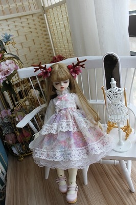 AF8547【Xmya】1/3Blythe,SD/DD,MSD,幼SD洋服2点セット