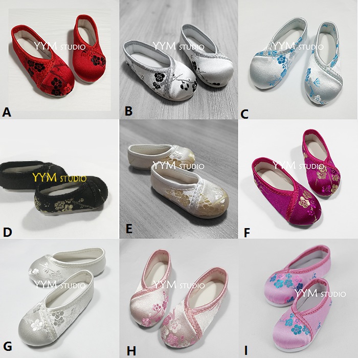 KT-F-028【YYM】1/6～1/3ド-ル用中華風靴