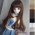 U-3907【mw】幼SD,MSD，SD/DD(頭囲15~24cm)用ウィッグ