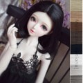 U-3908【mw】SD/DD(頭囲21~24cm)用ウィッグ