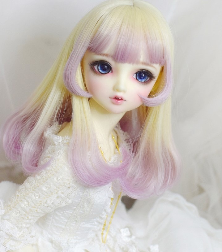 U-3928【mw】1/3幼SD,MSD，SD/DD(頭囲15~24cm)用ウィッグ