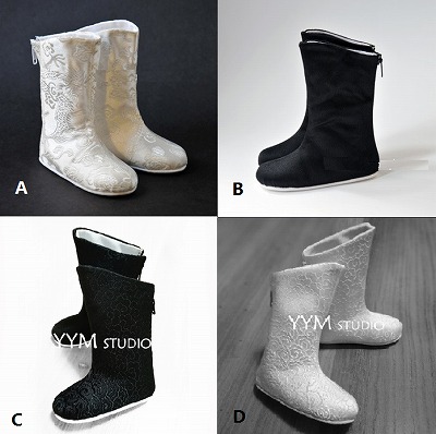 KT-F-035【YYM】1/6～1/3ド-ル用中華風靴