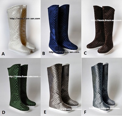 KT-F-044【YYM】1/4～1/3ド-ル用中華風靴