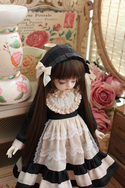AF8678【Xmya】1/3Blythe,SD/DD,MSD,幼SD洋服2点セット