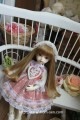AF8774【Xmya】SD/DD,Blythe,MSD,幼SD洋服2点セット|ドレス|◆ドール洋服（種類別）