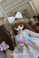 AF8787【Xmya】Blythe,MSD,幼SD洋服2点セット|ドレス|◆ドール洋服（種類別）