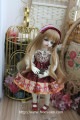 AF8806【Xmya】Blythe,MSD,幼SD洋服2点セット|ドレス|◆ドール洋服（種類別）