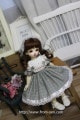 AF8811【Xmya】SD/DD,Blythe,MSD,幼SD洋服2点セット|ドレス|◆ドール洋服（種類別）