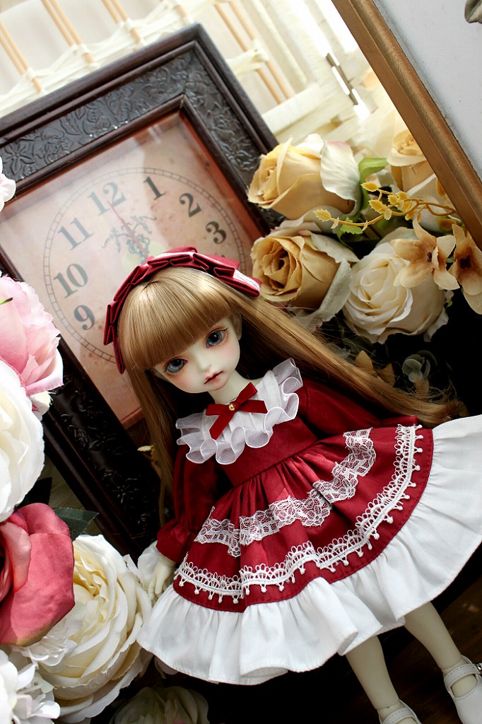 AF8853【Xmya】1/3SD/DD,Blythe,MSD,幼SD洋服2点セット
