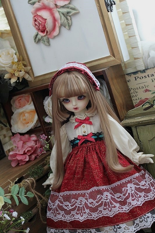AF8861【Xmya】1/3SD/DD,Blythe,MSD,幼SD洋服2点セット